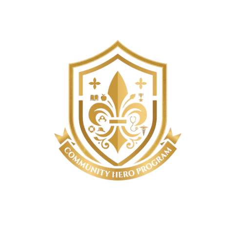 Community Hero Program gold crest